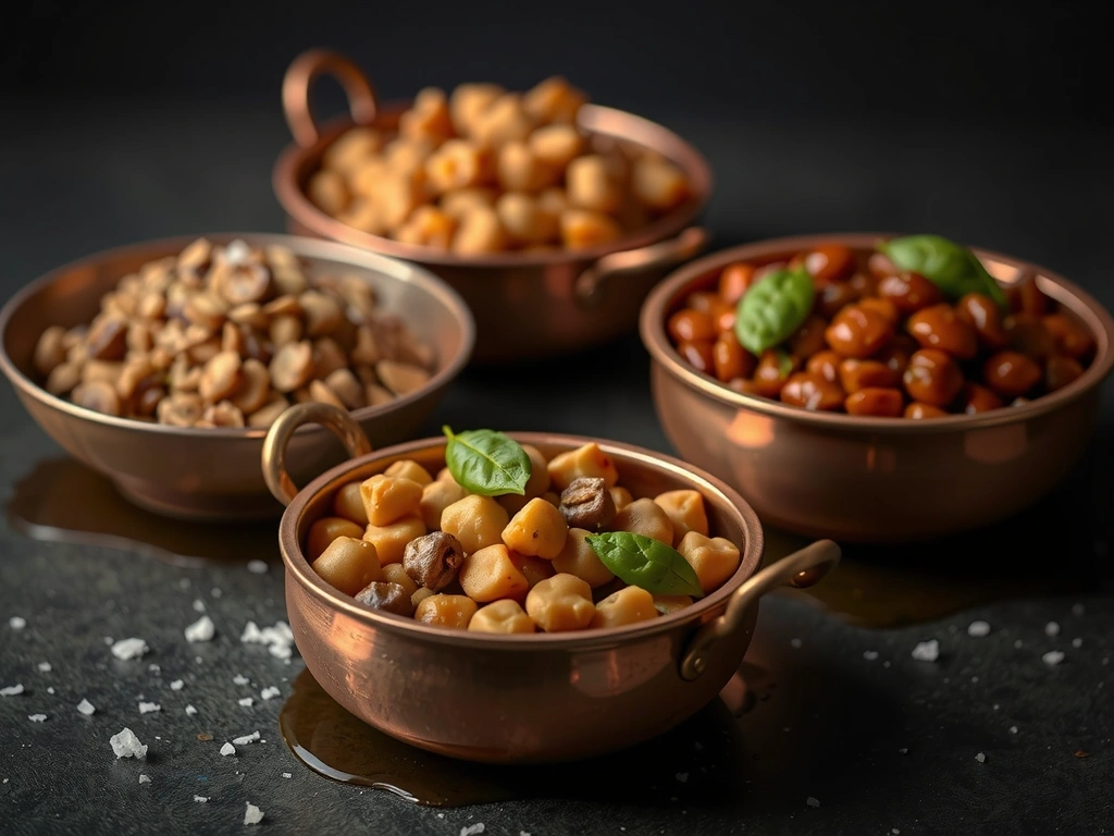 Mikroskopische Nährstoffstrukturen